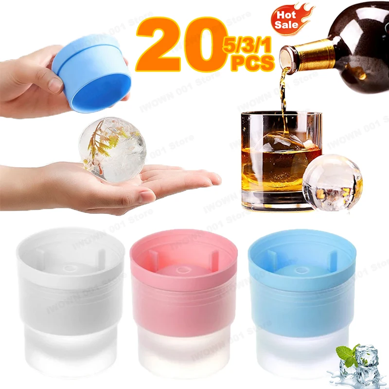 Ice Mold Sphere - قالب سيليكون على شكل كرة كبيرة،