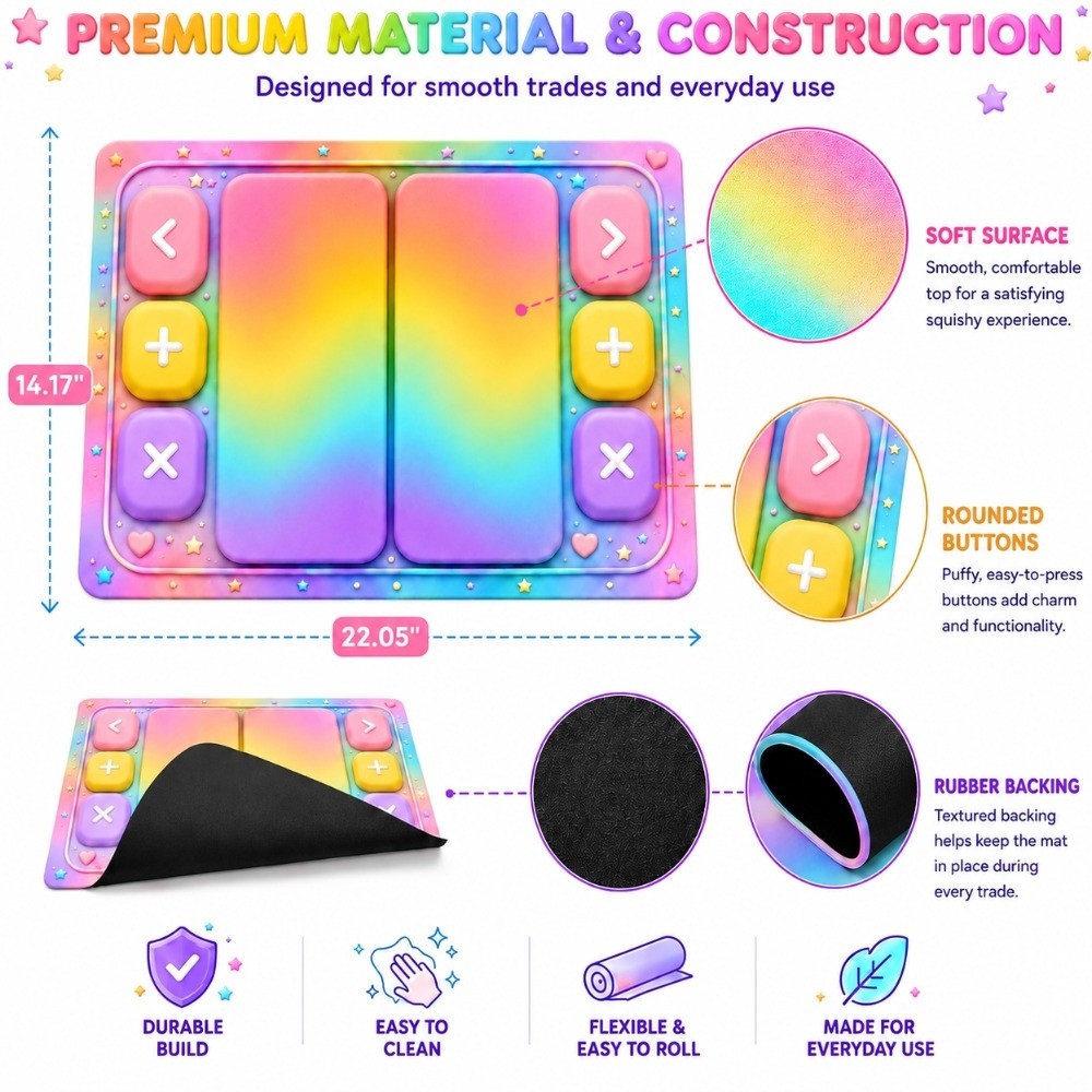 حصيرة تداول للأطفال بتصميم أزر - مراجعة Bar Mat Rubber وسعره